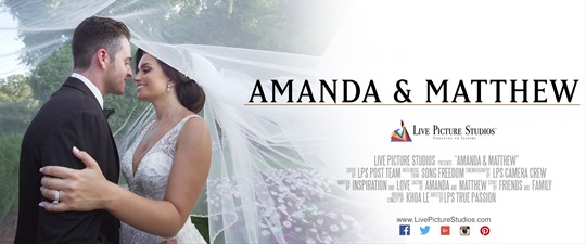 Amanda and Matthew Wedding Highlight at The Park Savoy Estate, NJ